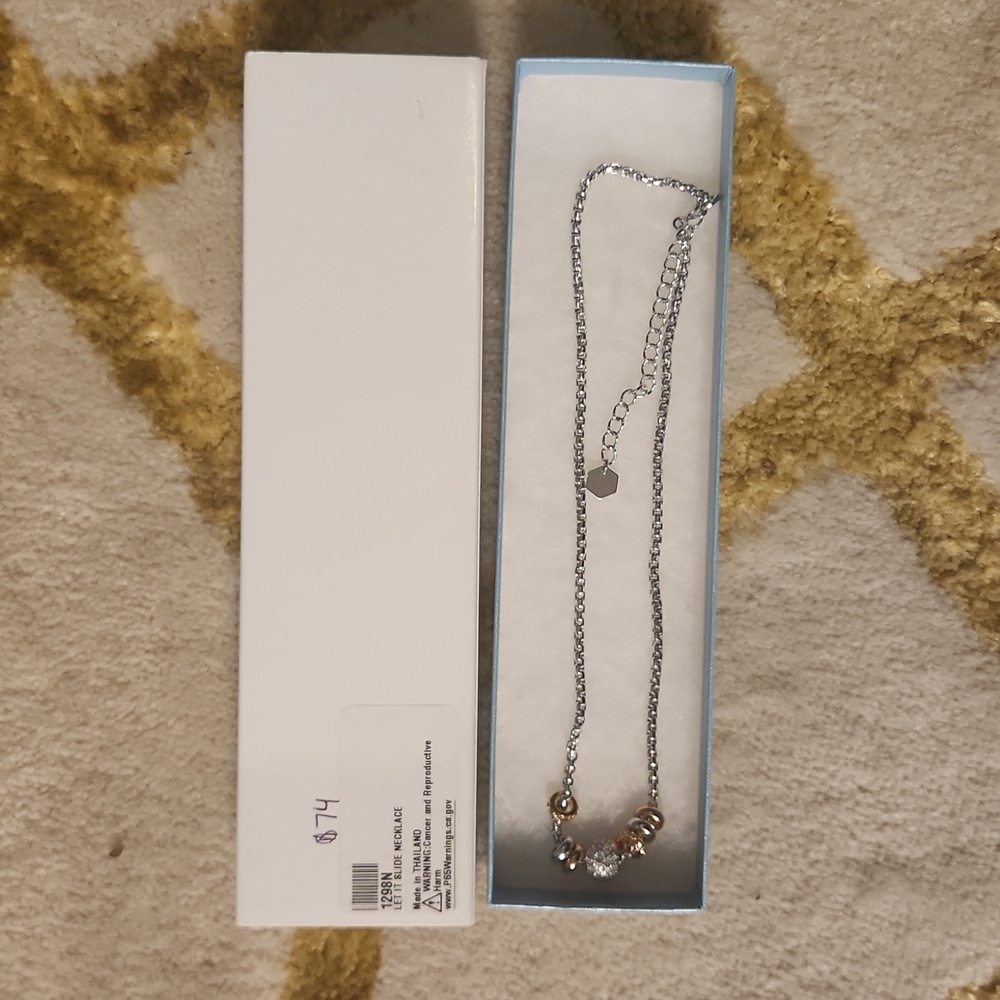 Touchstone Crystal Let It Slide Necklace